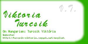 viktoria turcsik business card